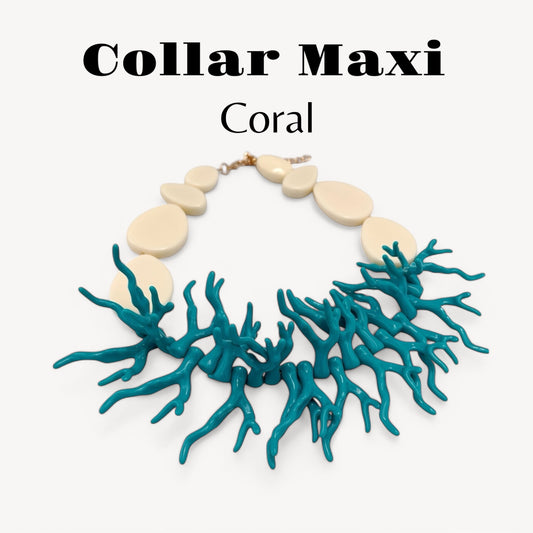 Collar Maxi - Coral